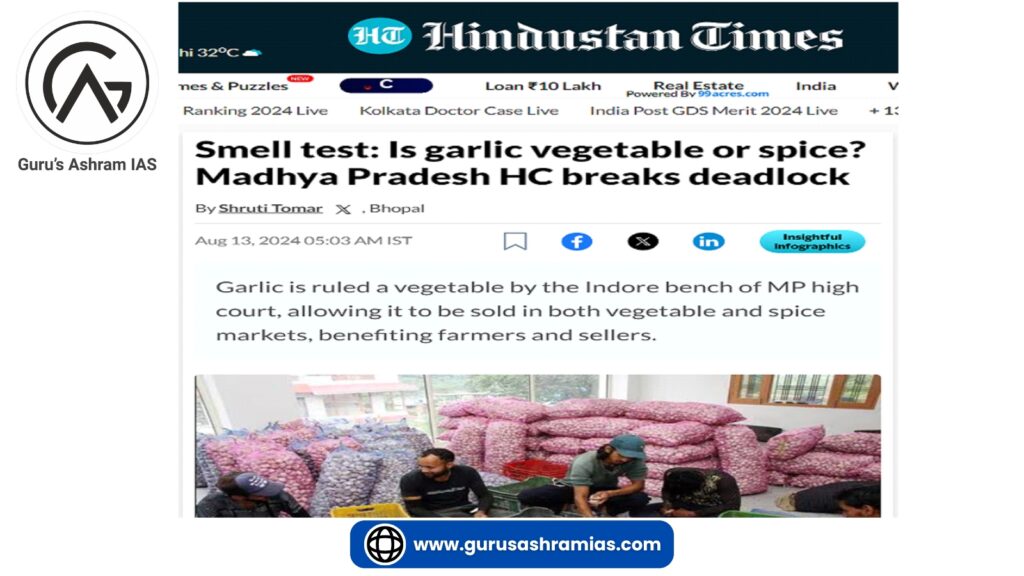 Garlic Vegetable or Spice, Garlic Vegetable, Garlic Vegetable or Spice UPSC, Garlic Vegetable UPSC