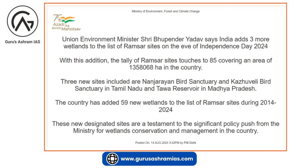 ramsar sites in india, ramsar sites, ramsar sites in india UPSC, ramsar sites upsc