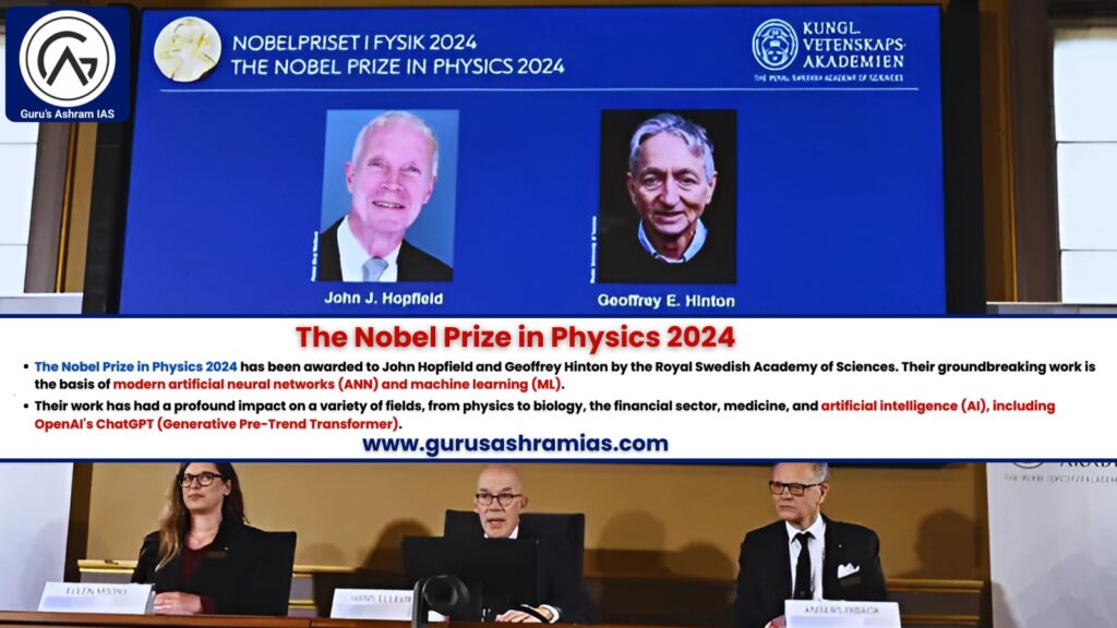 Nobel Prize in Physics 2024, Nobel Prize in Physics for 2024 UPSC, Nobel Prize in Physics UPSC, nobel prize physics, nobel prize physics 2024 explained, nobel prize physics scientists UPSC, Nobel Prize in Physics 2024, Nobel Prize in Physics 2024 UPSC, The Nobel Prize in Physics for 2024,