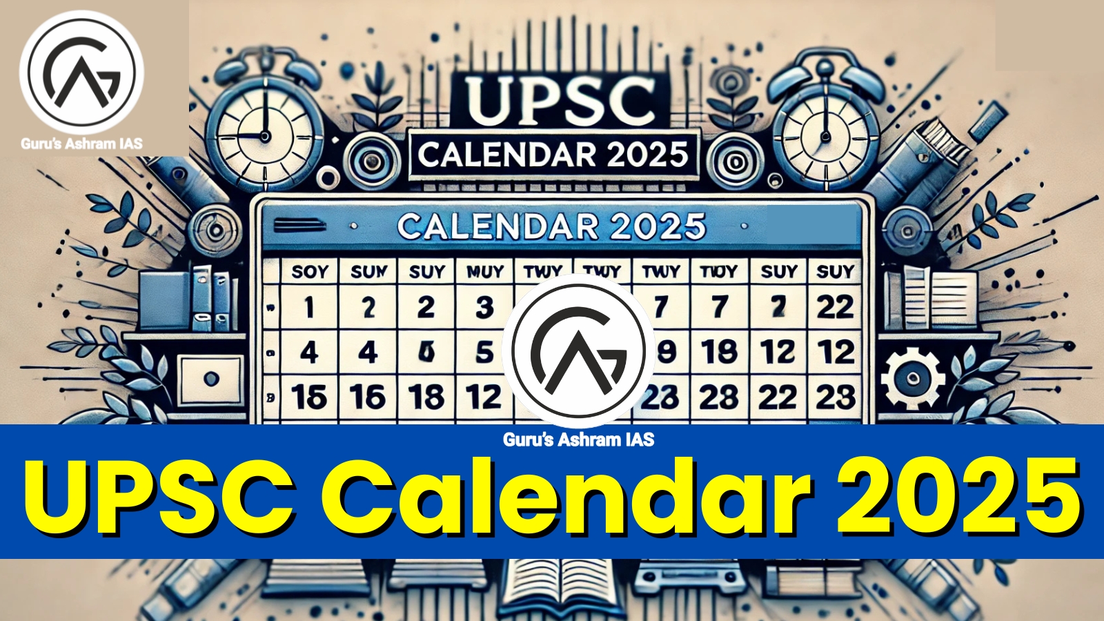 UPSC Calendar 2025 OUT, Check CSE Exam Date, Download PDF